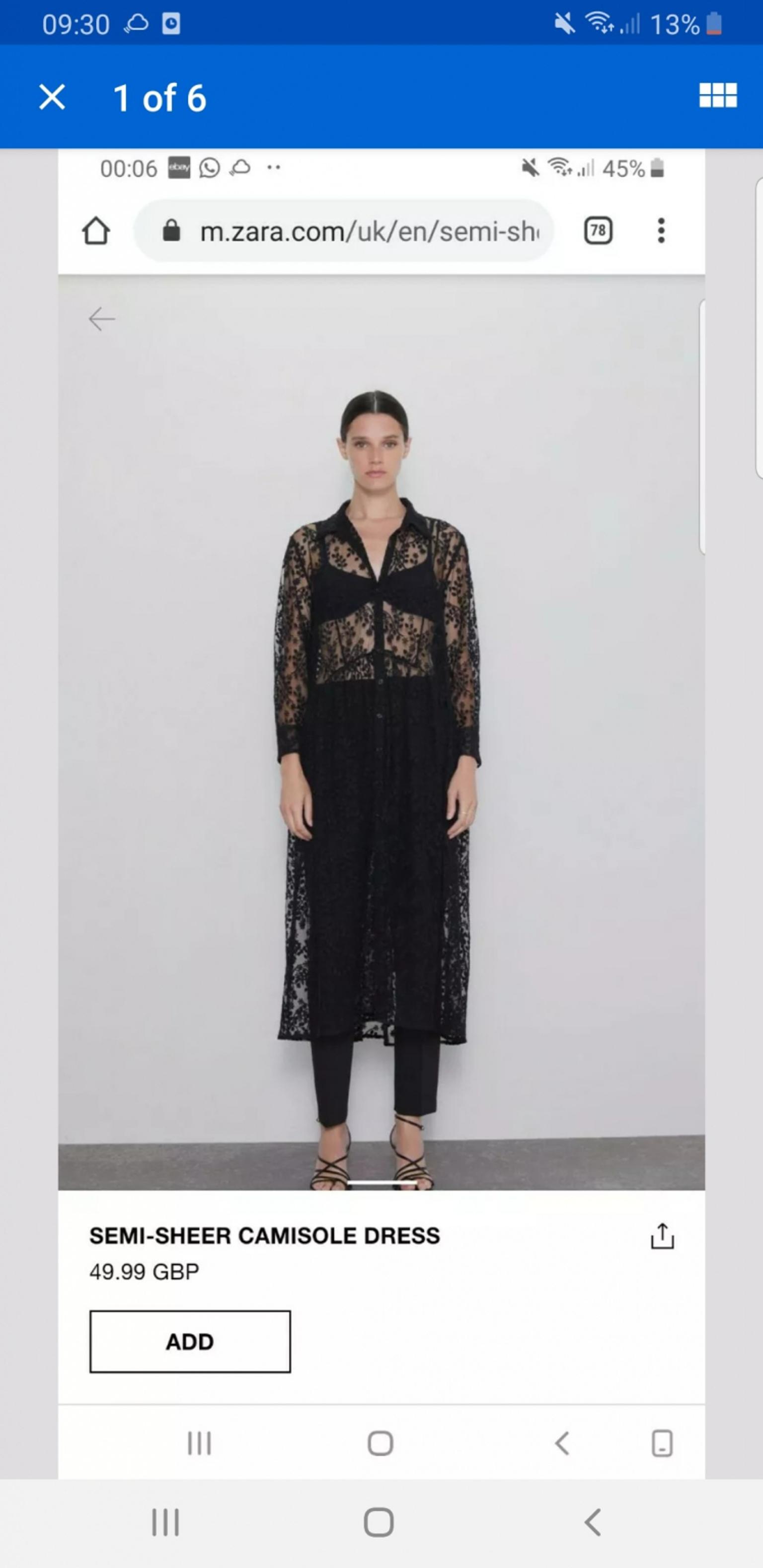 Zara Dress Xs In En3 London For 40 00 For Sale Shpock