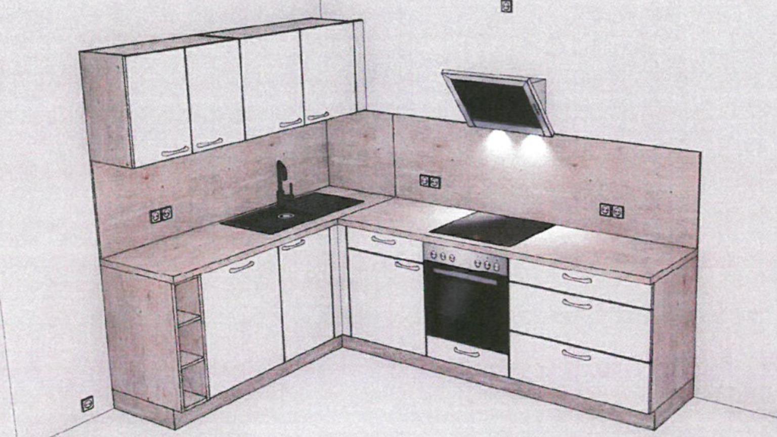 Kuchenblock Venezia Valero Weiss Eiche Online Kaufen Momax