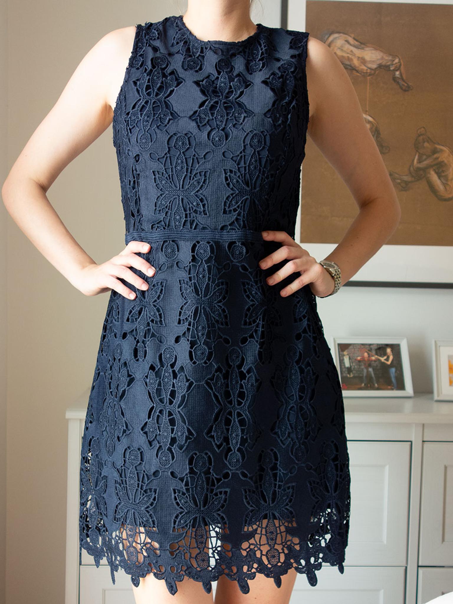 H M Elegantes Kleid Spitze Blau Gr M 38 40 In 1030 Kg Landstrasse Fur 15 00 Zum Verkauf Shpock At