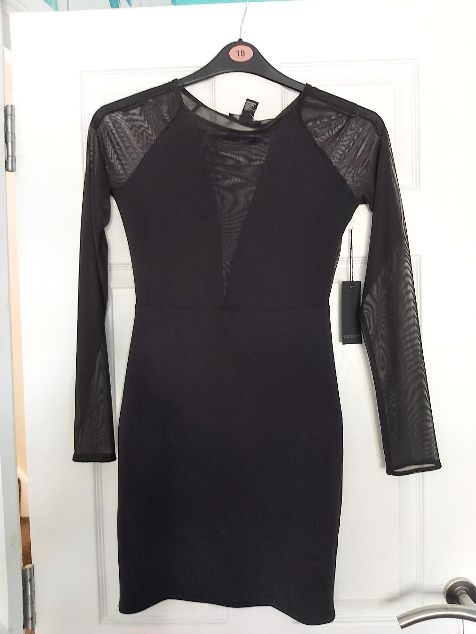 Black Mesh Body Con Dress In Rm10 Dagenham For 10 00 For Sale Shpock