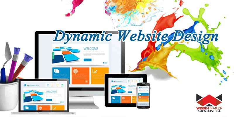 Dynamic Website Design Dynamic Website Designing Company Home - Best Gradient Designs in Mobile