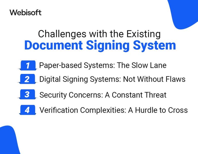 Blockchain Document Signing Secure Document Signing - Download Classic Colorful Illustration | Ultra HD