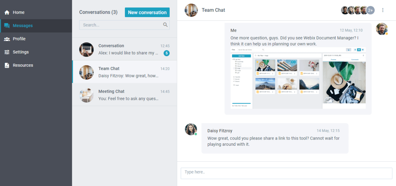 Download free swipe is a collection of modular components and layouts for building an instant messaging services. Javascript Template For Chat Messenger