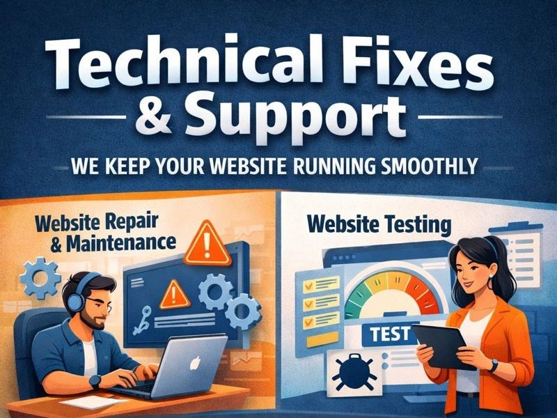 Technical Fixes & Support That Keep Your Website Running Smoothly