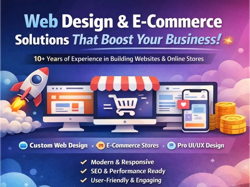 Web Design, E-Commerce & UI/UX That Actually Works
