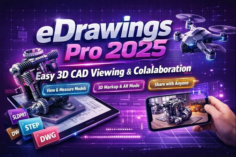 eDrawings Pro 2025 Free Download