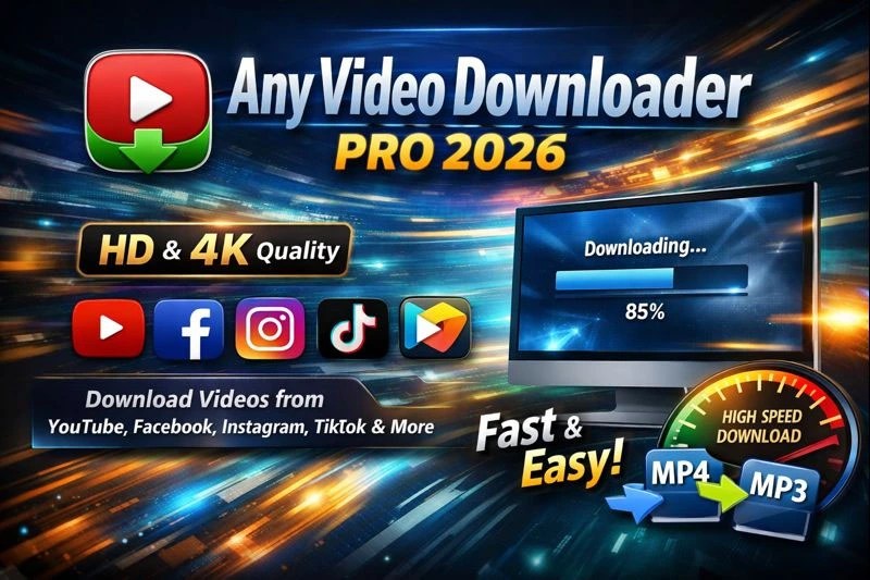 Any Video Downloader Pro 2026 Free Download