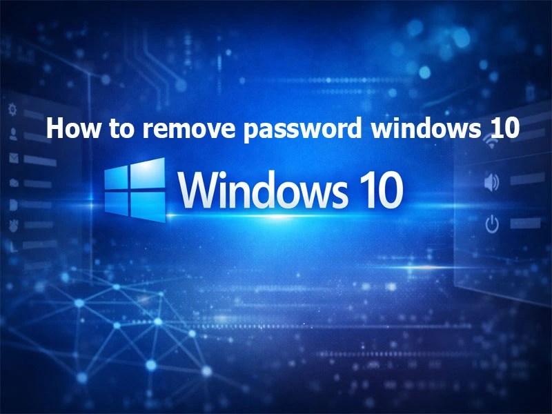 How to Remove Password Windows 10 (Easy & Safe Guide)