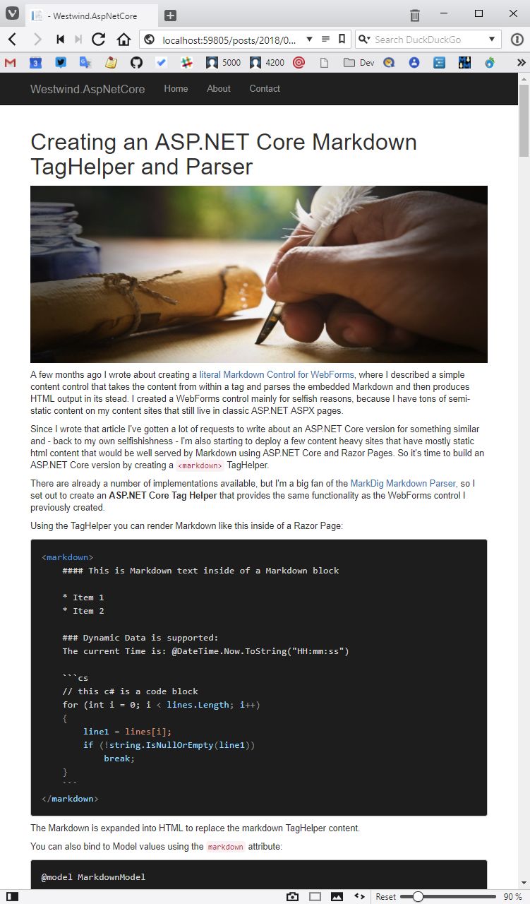 Creating A Generic Markdown Page Handler Using Asp Net Core Middleware - Premium City Image Gallery - Full HD