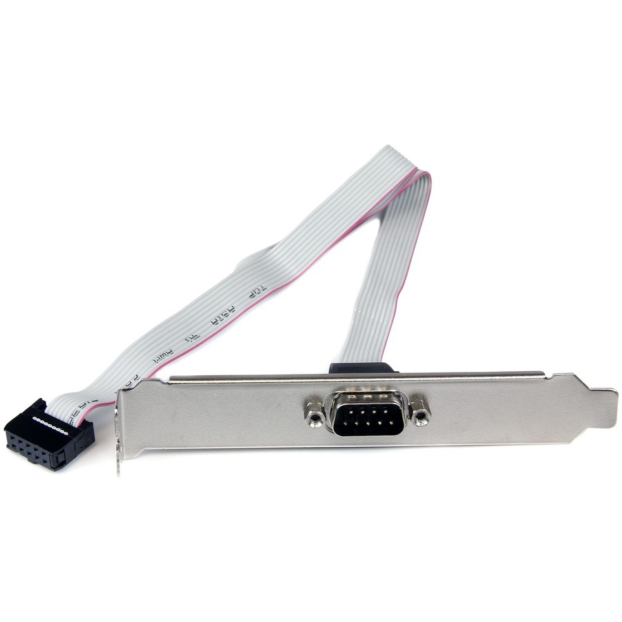 The wikipedia page on serial ports has a lot of information, and it is summarised here. Startech Com 16in 9 Pin Serial Male To 10 Pin Motherboard Header Slot Plate Plate9m16