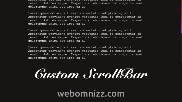 Scrollbar Color How To Create Scroll Bars Using Css And Javascript Eroppa - Download Beautiful Minimal Photo | Mobile