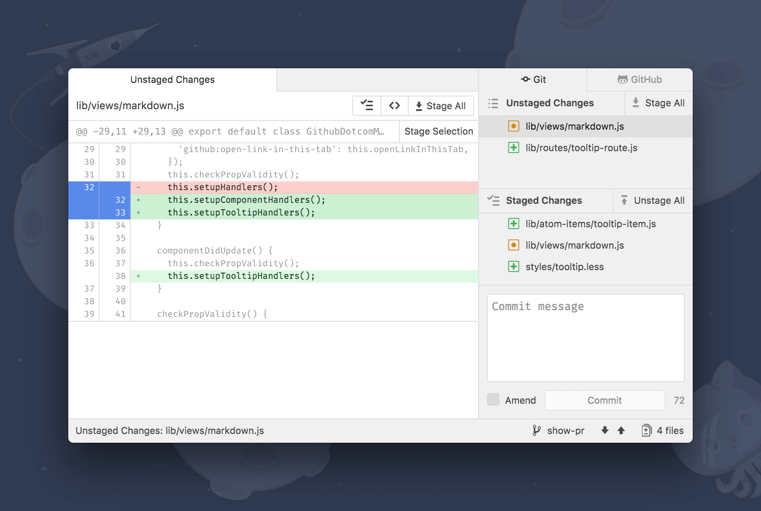 Atom Git Entegrasyonu Atom'a Git ve GitHub entegrasyonu geliyor