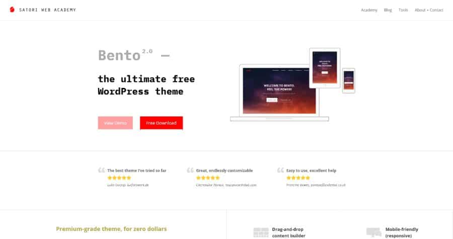 Websites examples built with bento wordpress theme, wordpress bento theme review. Best Free WordPress Theme for BuddyPress | Website Fabricator