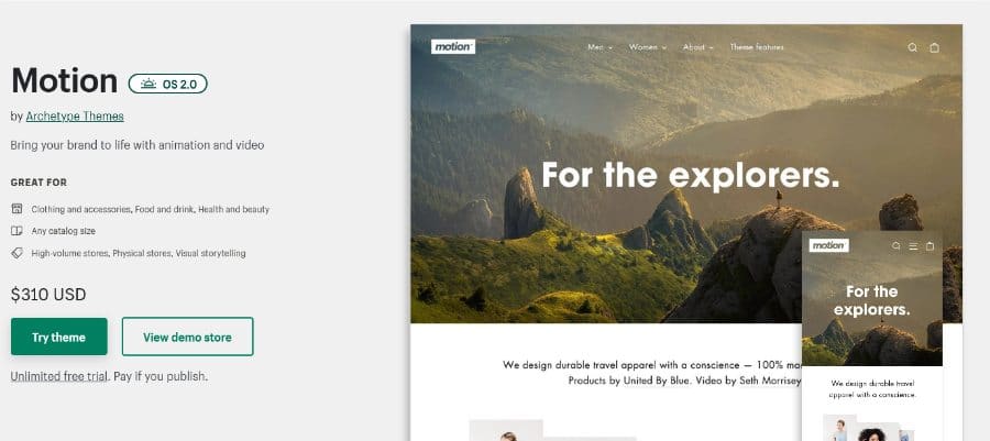 Whether you want to sell or buy products online, shopify will set you up for success. Shopify Themes With A Video Background Website Fabricator