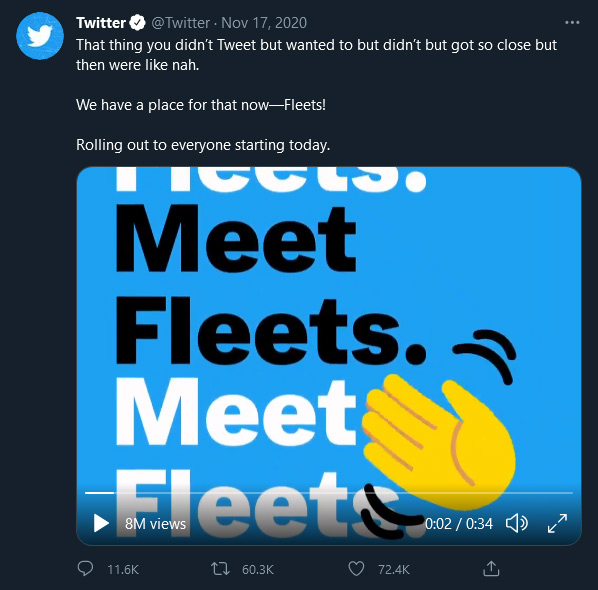 Twitter sinks its #fleets and dozens of squatted #domains are now useless :DomainGang