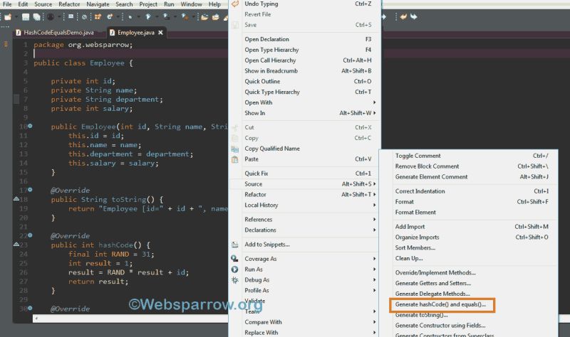 Java Student Class Equals And Hashcode Methods Implementation Course - Full HD Nature Backgrounds for Desktop