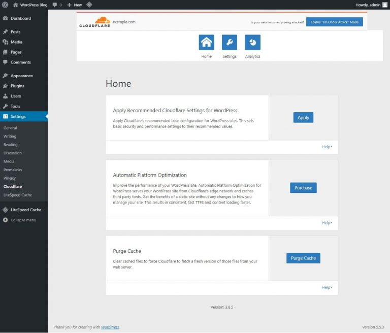 Cloudflare announced a new service that dramatically improves wordpress page speed. LiteSpeed Cache with Cloudflare FREE Setup - best pair for WordPress optimization - Web Speed Tools