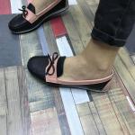 Flat female shoes