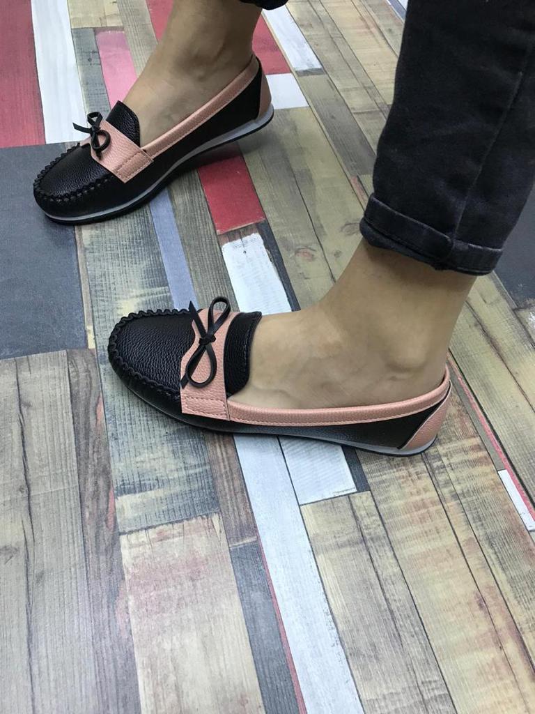 Flat female shoes