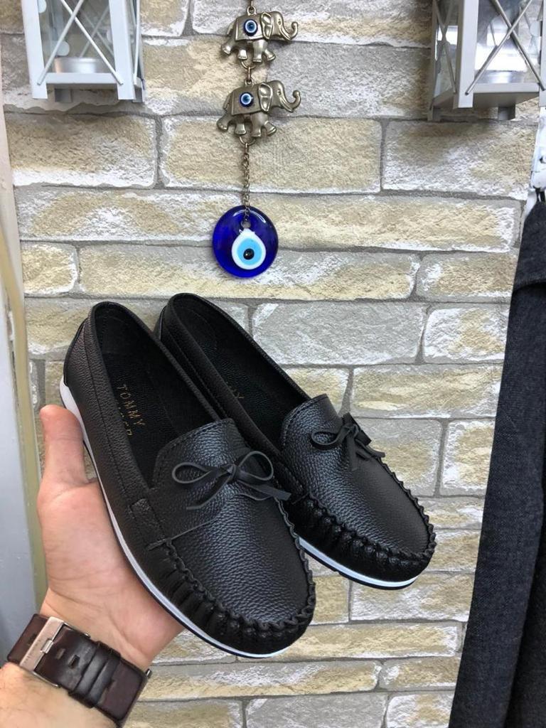 Flat female shoes