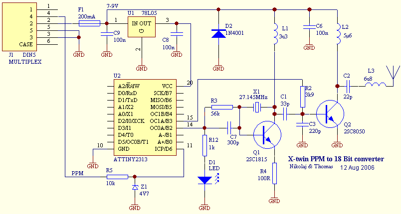 Beginners are welcome, as i explain everything from absolute basics using diagrams and then onto the fantastic everycircuit animated circuit . X-Twin RC plane transmitter code info and modification