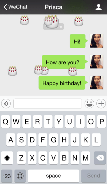 Secret WeChat Falling Emoticons Revealed | WeChat Blog: Chatterbox
