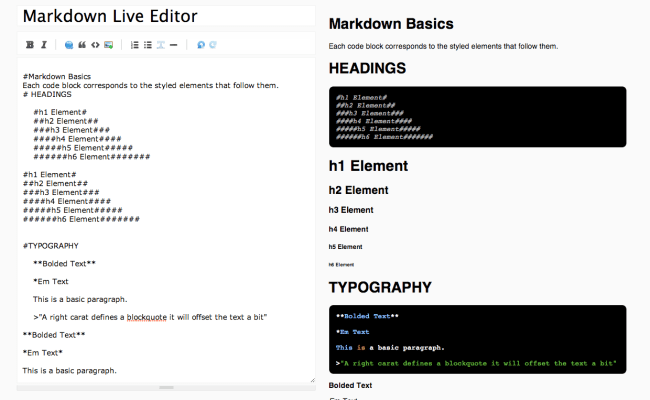 Markdown Syntax