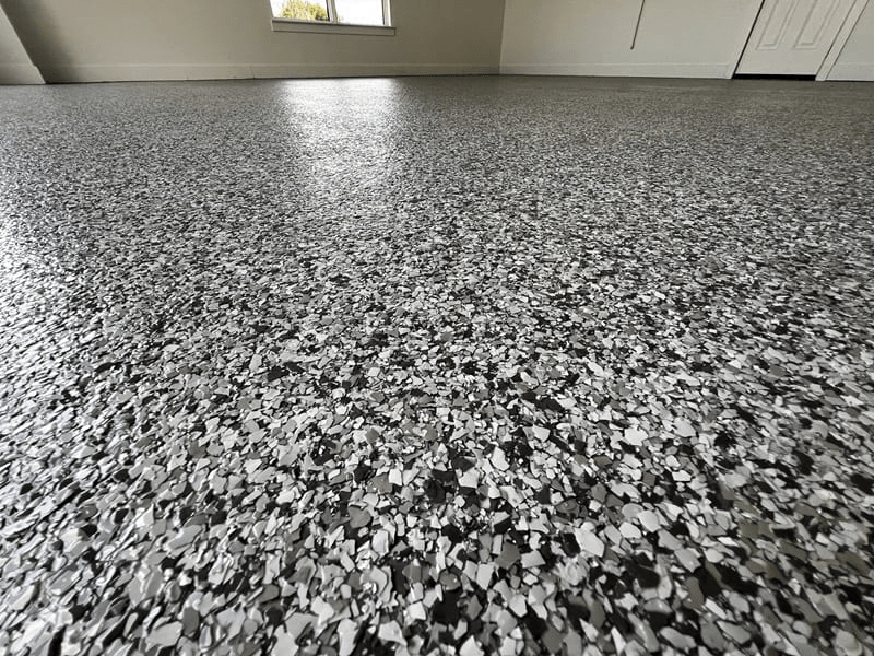 WeCoat garage floor in the color Fog