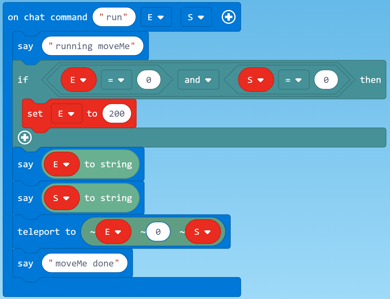 Move Me: Better Ways to Move the Player in MakeCode for Minecraft | We ...