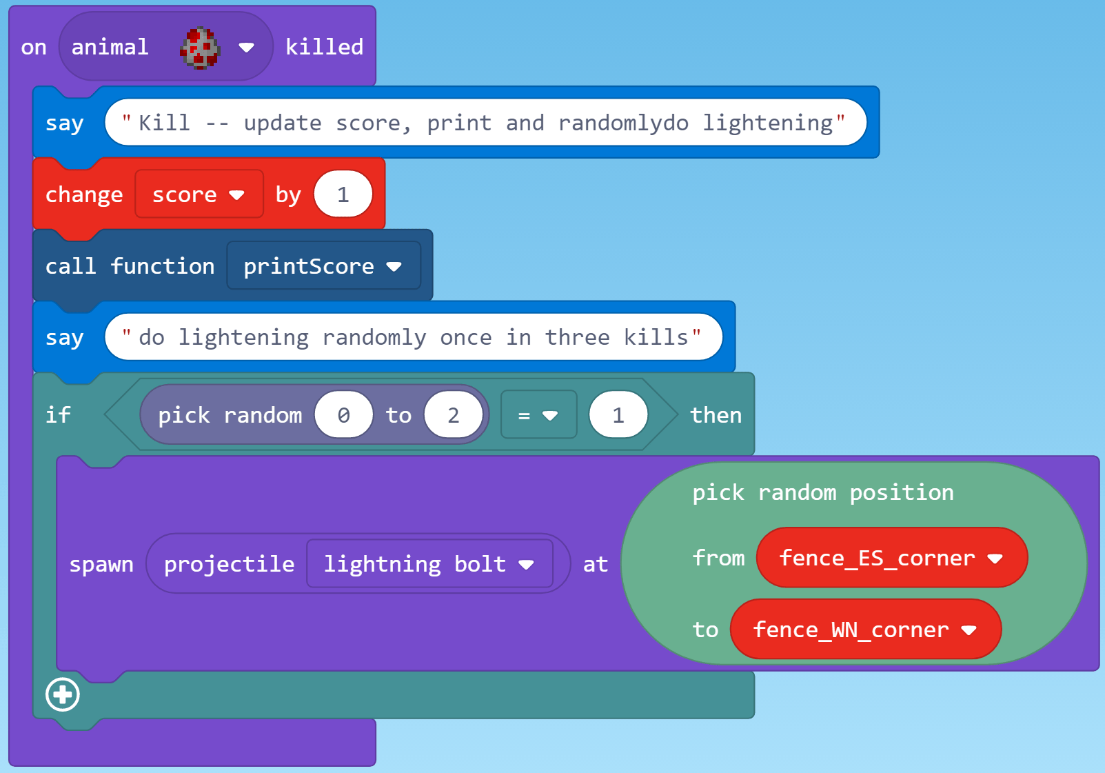 More Grandma’s Chickens 2.0: A Makecode for Minecraft Game | We Code ...