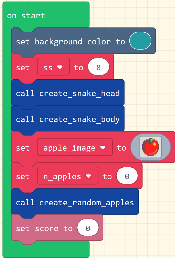 Apple-Eating Snake in MakeCode Arcade | We Code MakeCode