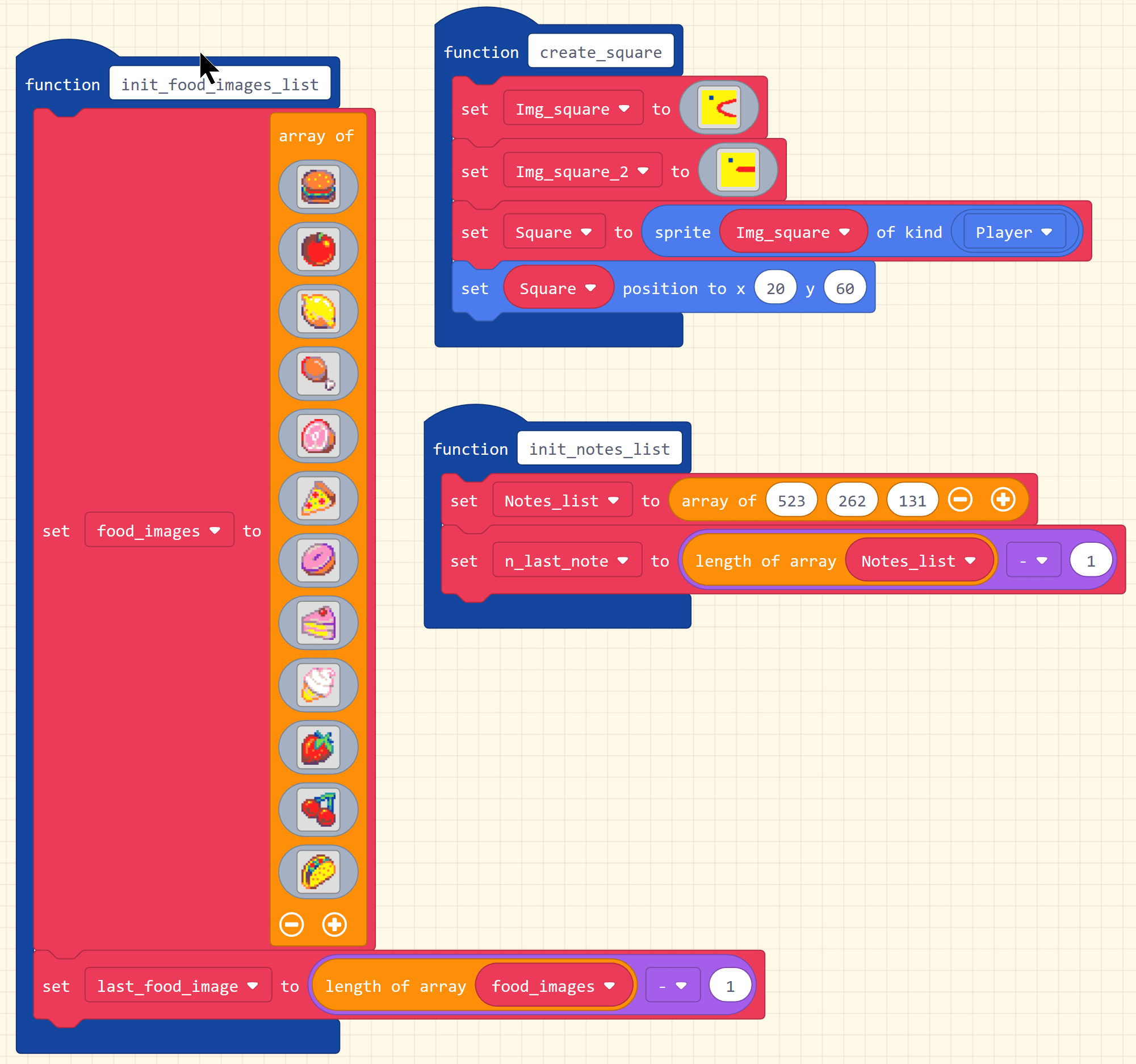 Hungry Square a Game in MakeCode Arcade We Code MakeCode