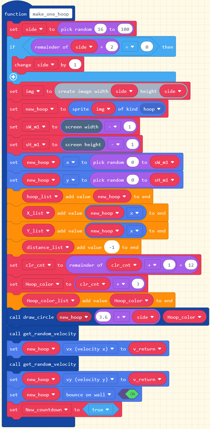 Code for Hula-Hoop Game in MakeCode Arcade | We Code MakeCode
