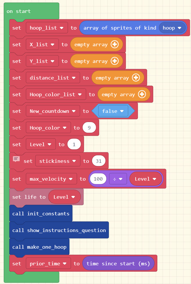 Code for Hula-Hoop Game in MakeCode Arcade | We Code MakeCode