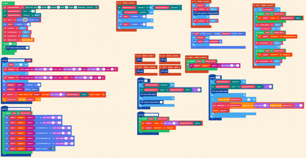 Spinner Toy in MakeCode Arcade as Seen on MakeCode Mixer Channel | We ...