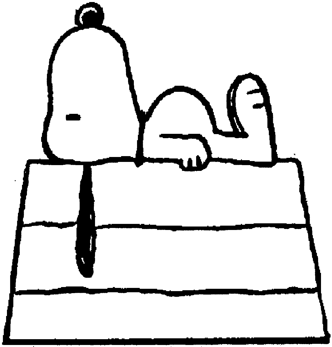 Free snoopy coloring page