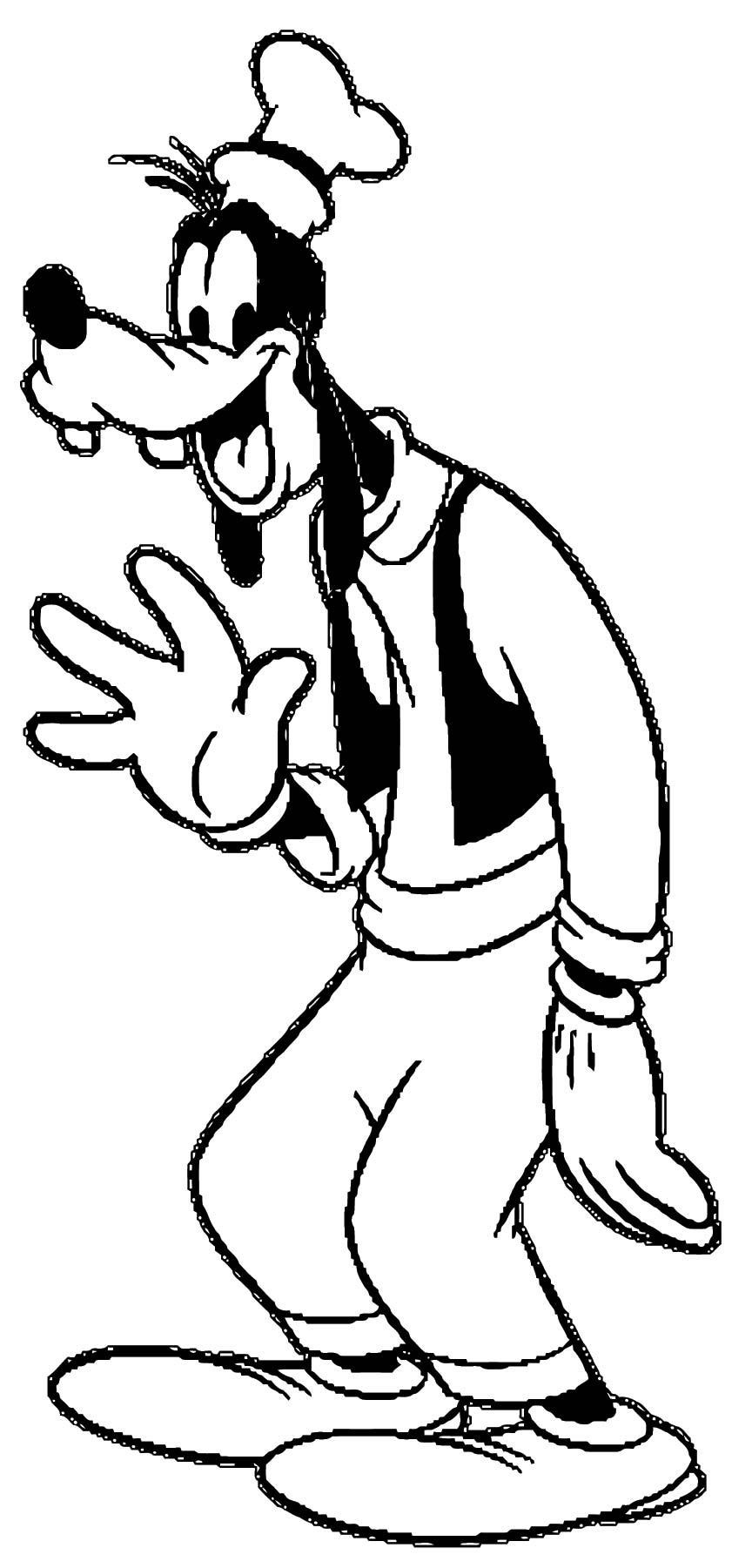 Goofy coloring pages 51
