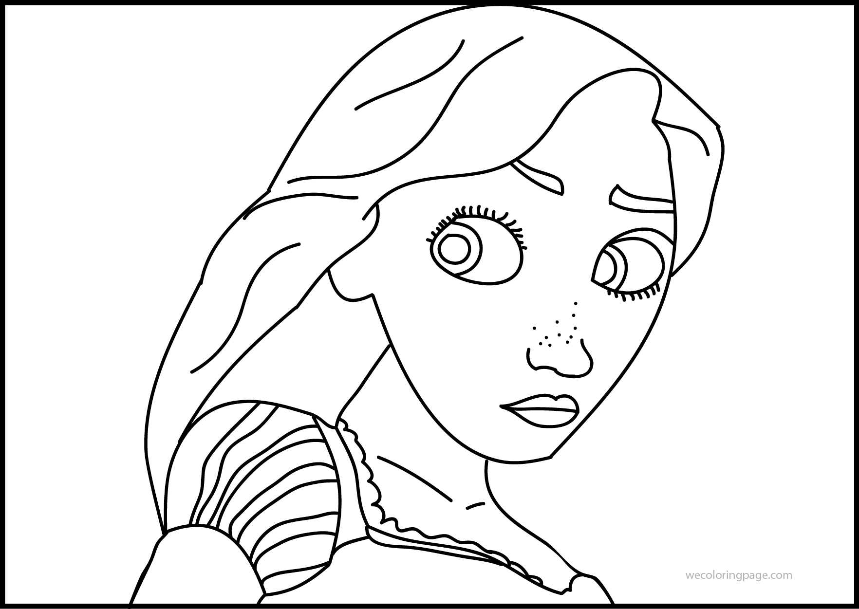 Tangled coloring pages look