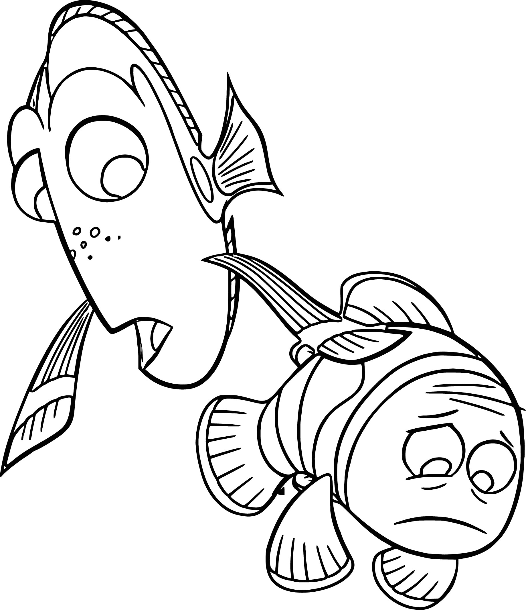 Finding dory coloring pages 14