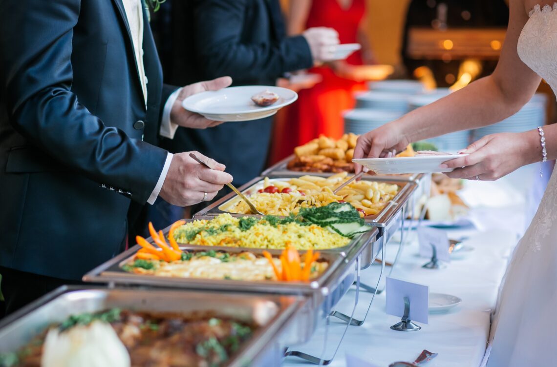 Wedding catering on a budget