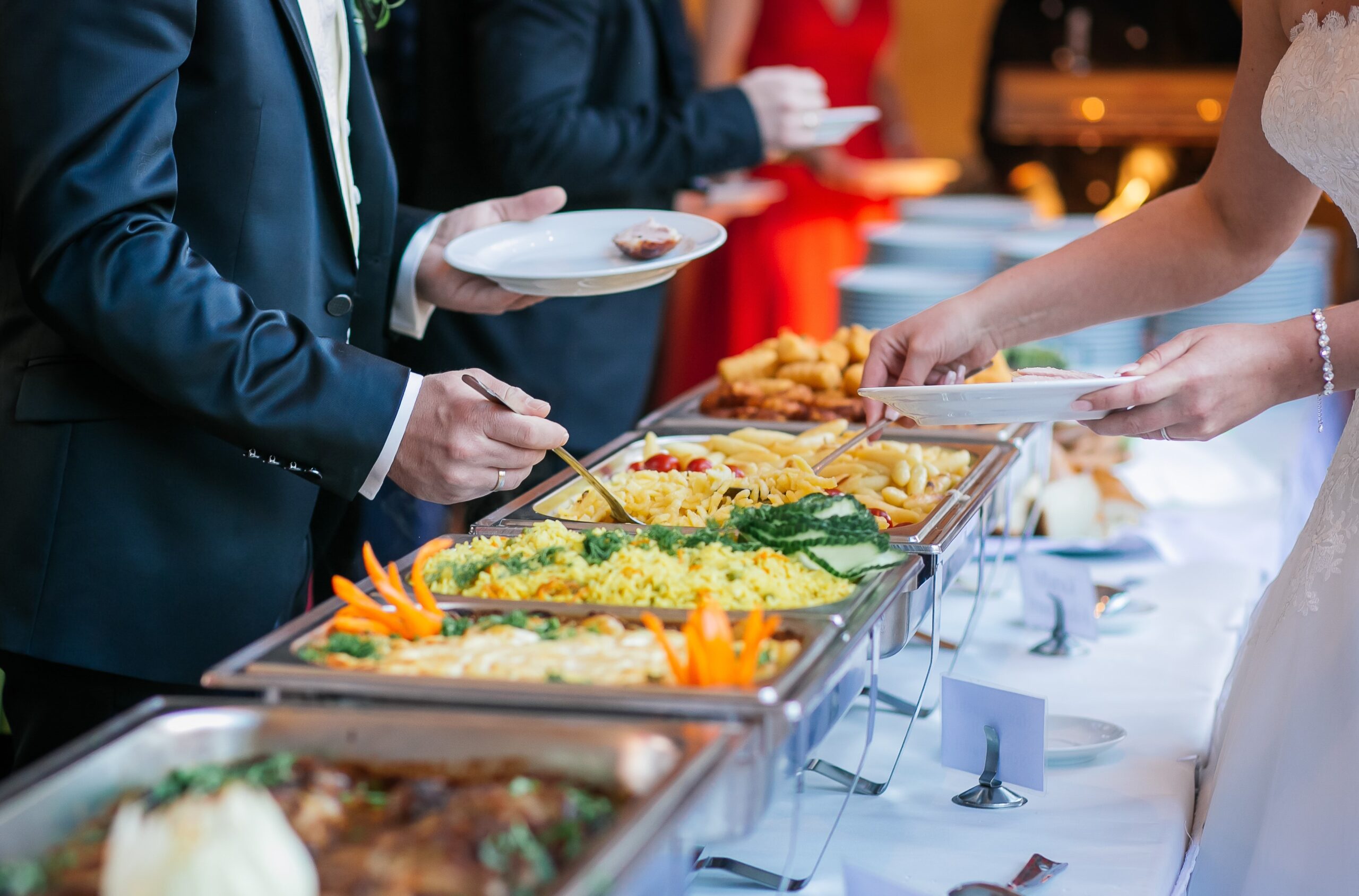 Wedding catering on a budget
