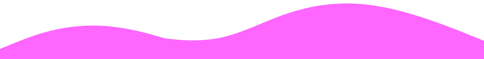 Illustration of a pink wave shape on a black background symbolizing creativity and elegance for wedding planning and coordination services.
