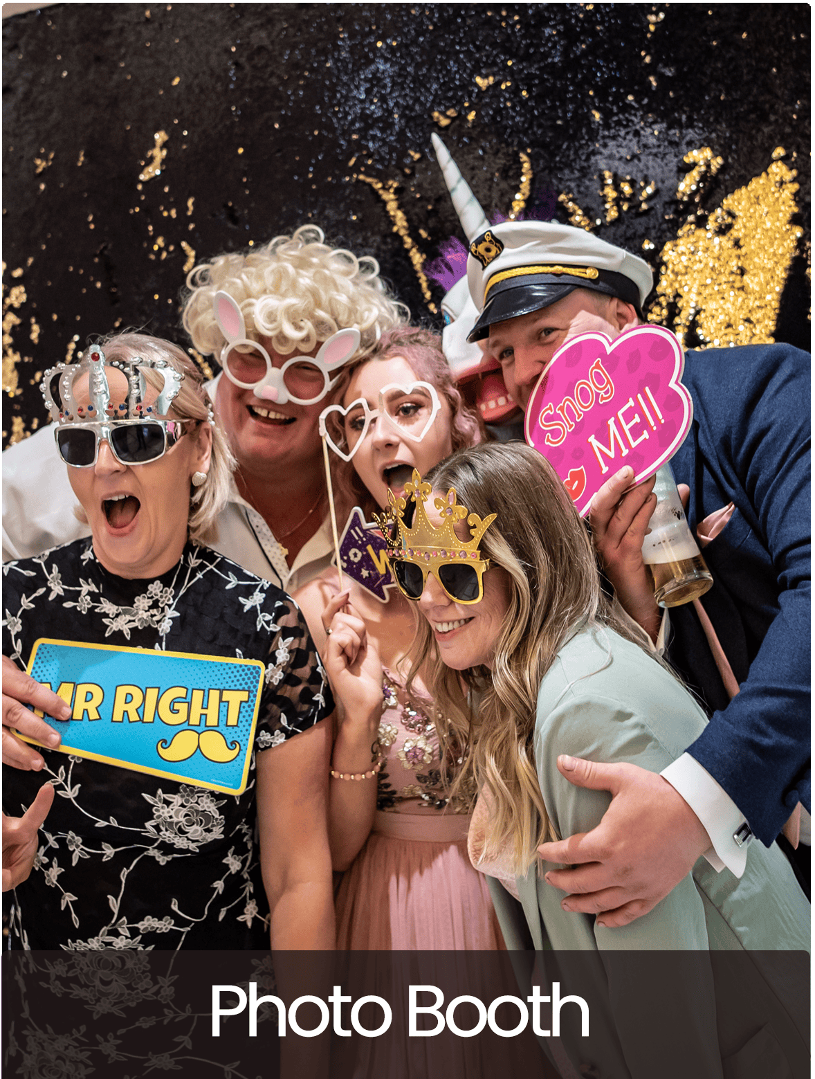 Photo booth rental at The Barn at Wolf Ridge Farm