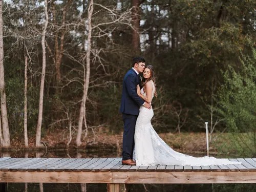 Past wedding at Addison Woods Wedding & Event Venue, The Woodlands, TX