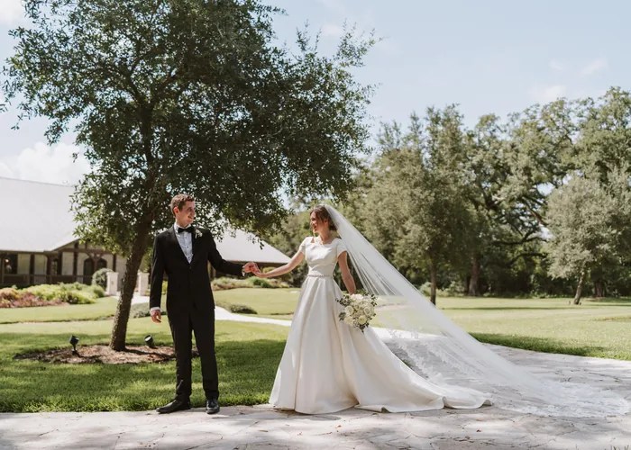 Wedding ceremony at The Springs in Angleton, Angleton, TX