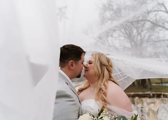 Wedding ceremony at Balmorhea Weddings and Events, Magnolia, TX