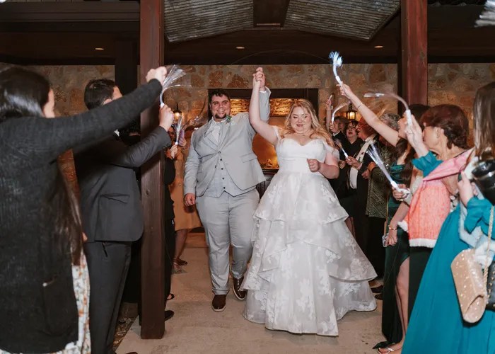 Wedding party celebration at Balmorhea Weddings and Events, Magnolia, TX