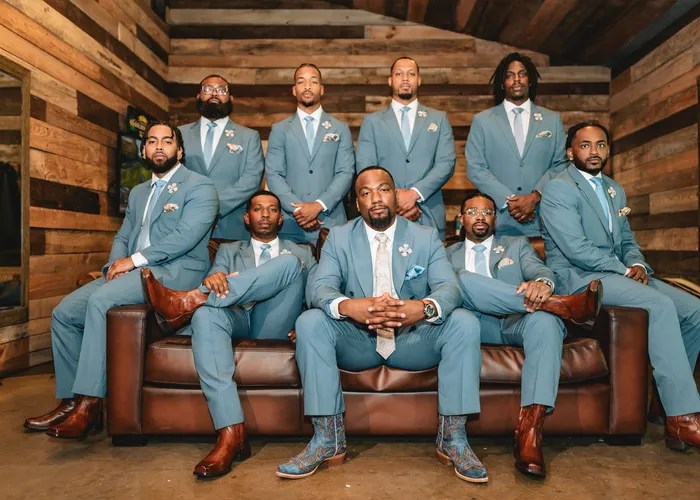 Wedding party celebration at Big Sky Barn, Montgomery, TX
