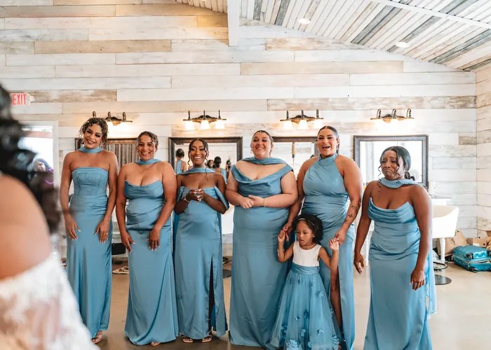 Candid wedding moment at Big Sky Barn, Montgomery, TX