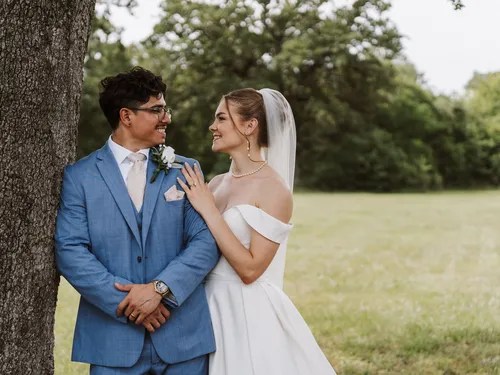 Wedding detail portrait at Bluebird Haven Estates, Madisonville, TX
